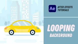 Animating a Looping Background  After Effects Tutorial 2 [upl. by Llertnod]