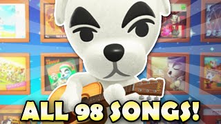 🎸 KK Slider Sings ALL 98 SONGS In Animal Crossing New Horizons [upl. by Kahl]