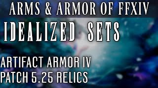 Idealized Artifact Armor FFXIV Patch 525 [upl. by Hsakiv]