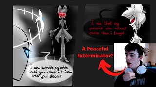 EXTERMINATION DAY  Hazbin Hotel Comic Dubs  REACTION [upl. by Terrej]