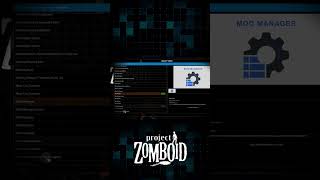 How To Install Mod Manager in Project Zomboid [upl. by Papotto]