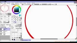 Paint Tool SAI  Making Perfect Circles and Shapes [upl. by Florry]