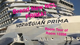 NCL PRIMA  Room Tour 13208  Embarkation from New York [upl. by Jaylene142]