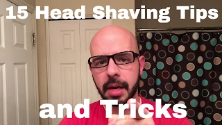 15 Head Shaving Tips and Tricks [upl. by Zela]