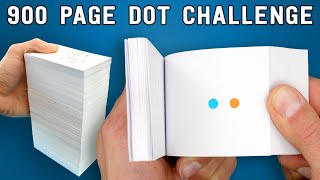 900 Page FLIPBOOK  Dot Challenge [upl. by Gillian249]