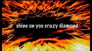 Shine On You Crazy Diamond Lyric Video Pink Floyd 1975 [upl. by Zoa]