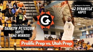 Prolific Prep vs Utah Prep Full Game Atlanta Georgia [upl. by Nageek687]