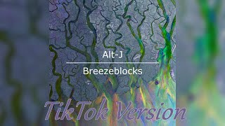 AltJ  Breezeblocks Original TikTok Version [upl. by Dranal]