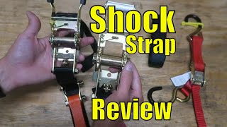 Ultimate Ratchet Strap Tie Downs  Shock Strap Review [upl. by Ailee]