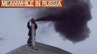 Cleaning A Chimney The Russian Way [upl. by Neumann]