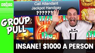 🤪 1000 Each Insanity 💰 Group Pull  Cosmo Las Vegas ✪ BCSlots [upl. by Faro]