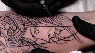 Sharp  Tattoo time lapse [upl. by Trub]