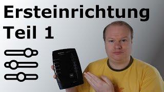 FritzBox optimal einrichten  02 Ersteinrichtung Teil 1 [upl. by Eentruok511]