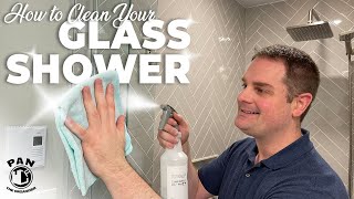 HOW TO KEEP GLASS SHOWERS CLEAN  QUICK amp EASY [upl. by Dorrehs456]