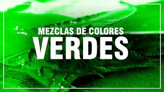 CÓMO HACER EL COLOR VERDE ✅ Mezclas de Colores Fácil 🎨 [upl. by Doy]