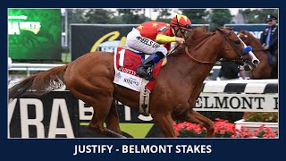 Justify wins the Triple Crown  2018 Belmont Stakes G1 [upl. by Garv950]