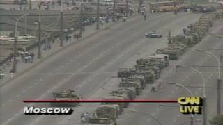 CNN Flashback to 1991 Soviet Union collapses [upl. by Yecniuq]