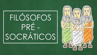 Filósofos Présocráticos resumo [upl. by Tonie]