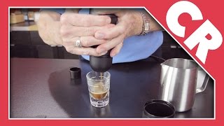 Wacaco Minipresso Portable Espresso Machine  Crew Review [upl. by Raddatz]