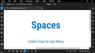 Bluebeam Revu Spaces [upl. by Eiramnna]