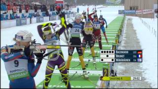 Biathlon World Championships 2012  Women 125 km mass start full race [upl. by Pedersen]