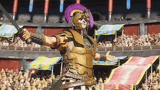 Damocles VS Commodus  Gladiator Colosseum Fight Scene  Ryse Son of Rome [upl. by Nawat]