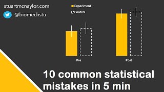 Ten Statistical Mistakes in 5 Min [upl. by Langsdon]