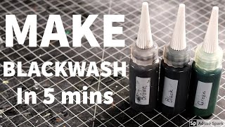 How to make simple blackwash in 5 mins [upl. by Itsirhc300]