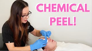 Performing a Glycolic Acid Chemical Peel  Dr Bartos Dermatology [upl. by Schrick]