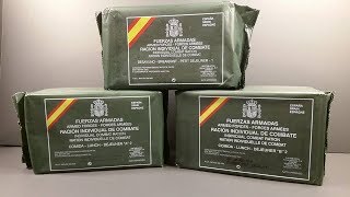 2015 Spanish Individual Combat Ration 24 Hour Set MRE Review Marathon Meal Ready to Eat Taste Test [upl. by Dame579]