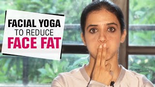 Face Yoga to Reduce Facial Fat  Fit Tak [upl. by Hogle]