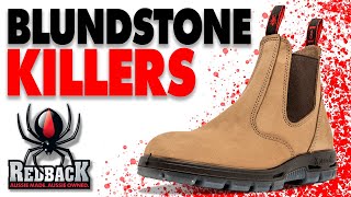 REDBACK  Most comfy boots EVER  CUT IN HALF  Blundstone Killers [upl. by Aniratac]