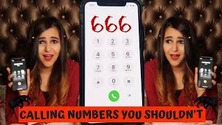 Calling SCARY Numbers You Should Never Call at 12 AM [upl. by Aivek]