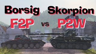 WOT Blitz Face Off  Skorpion G vs Rhm Borsig [upl. by Michella]