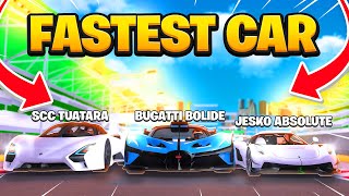 TOP 10 FASTEST CAR IN CAR DEALERSHIP TYCOON [upl. by Arema]