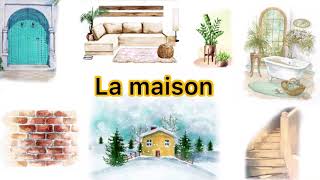 LEÇON 20 APPRENDRE LE NOM DES PIÈCES DE LA MAISON ET SES COMPOSANTS [upl. by Elfie]