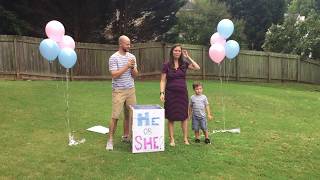 SHOCKING gender reveal with a TWIST [upl. by Dyer169]