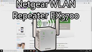 Netgear WLAN Repeater einrichten und verbinden EX3700 [upl. by Eelyr]