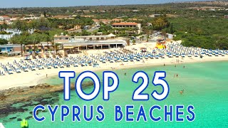 The 25 Best Beaches in Cyprus  Find Out the Nearest Beach to Your Hotel [upl. by Hannaj454]