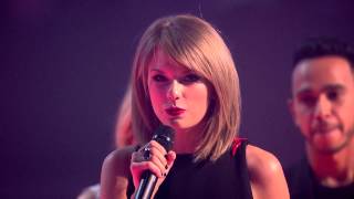 Taylor Swift Wins International Female BRIT Award  BRIT Awards 2015 [upl. by Octavla]