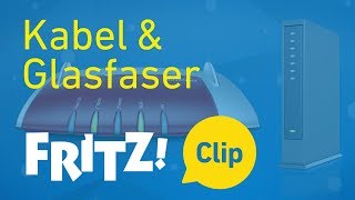 FRITZ Clip – Ins Internet per Kabel oder Glasfasermodem [upl. by Alyakcim26]