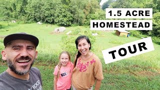 15 Acre Homestead TOUR homesteading family [upl. by Consolata]