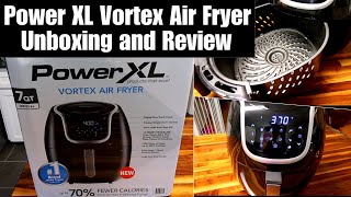 Power XL 7 QT Vortex Air Fryer  Unboxing Setup and First Use  Review After 3 Months [upl. by Anton]