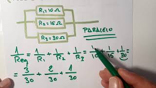 CÁLCULO DE RESISTENCIA EQUIVALENTE SERIE Y PARALELO [upl. by Ettenahs793]