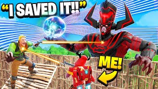 I SAVED The Galactus Live Event Fortnite [upl. by Donoghue]