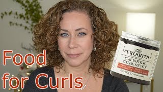 CURLY HAIR PRODUCTS  Curlsmith Curl Defining Styling Souffle [upl. by Montford]