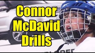 Connor McDavid at 13  On Ice Drills [upl. by Ayokal]