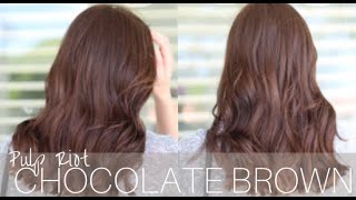 Chocolate Brown Hair Color Tutorial  Color Melt Technique [upl. by Homans8]