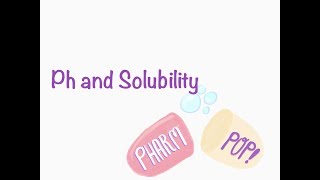 Ph and Solubility of Drugs [upl. by Enitsirk834]