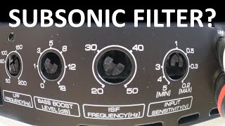 Subsonic Filters protect your subwoofer from low bass using a multimeter [upl. by Badr473]